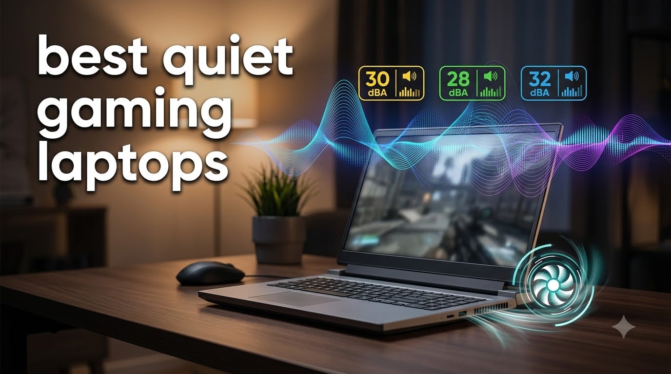 best quiet gaming laptops