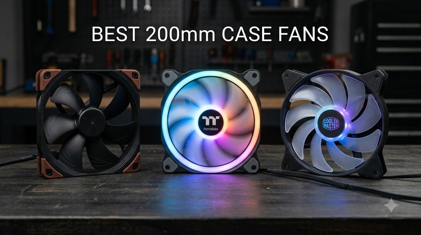best 200mm case fans
