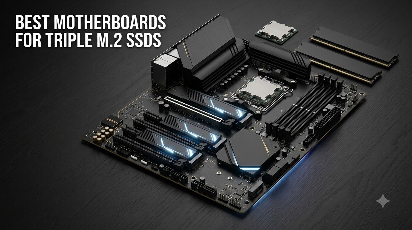 best motherboards for triple m.2 ssds