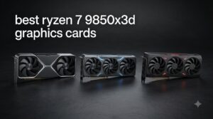 best ryzen 7 9850x3d graphics cards