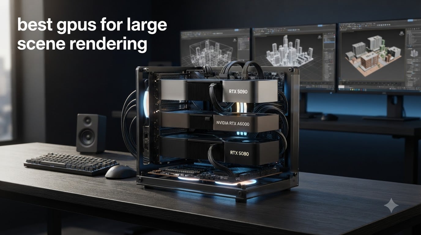 best gpus for large scene rendering