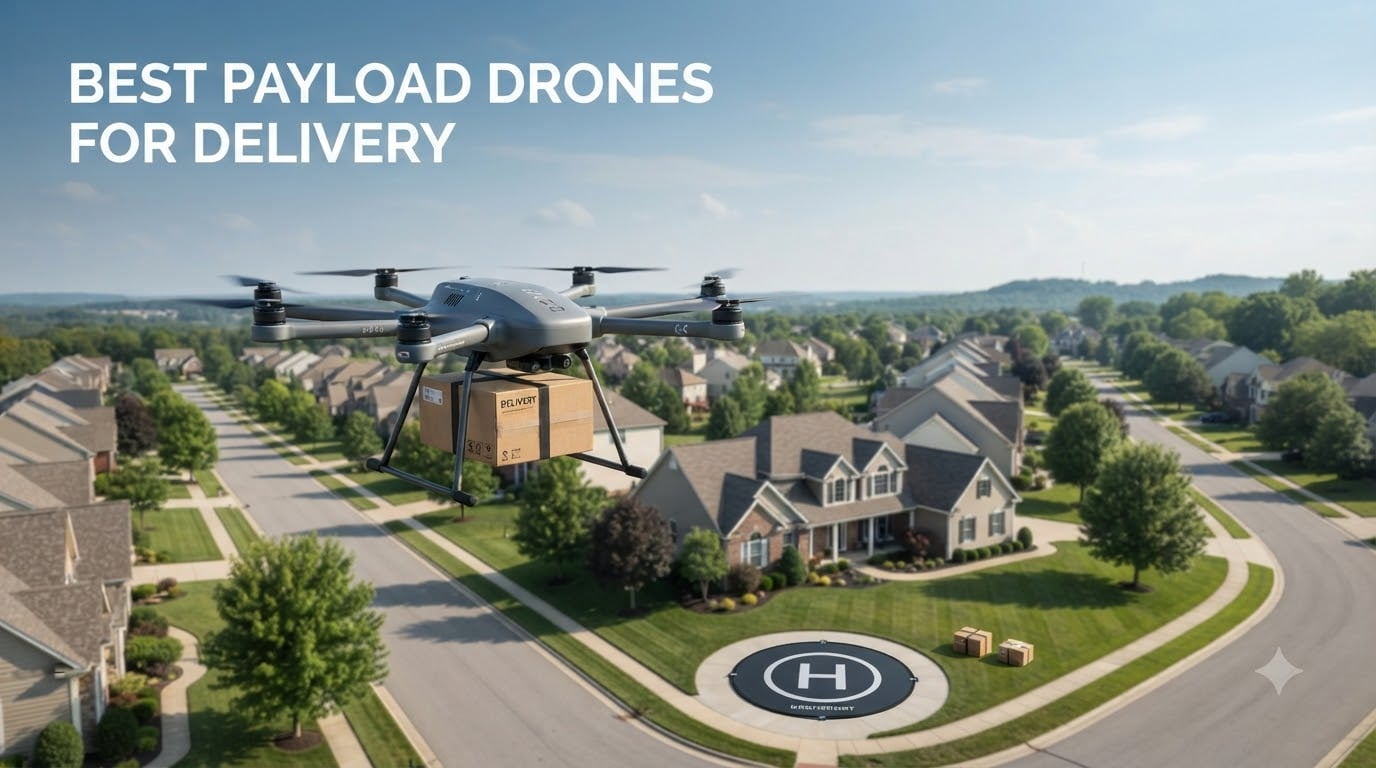 best payload drones for delivery