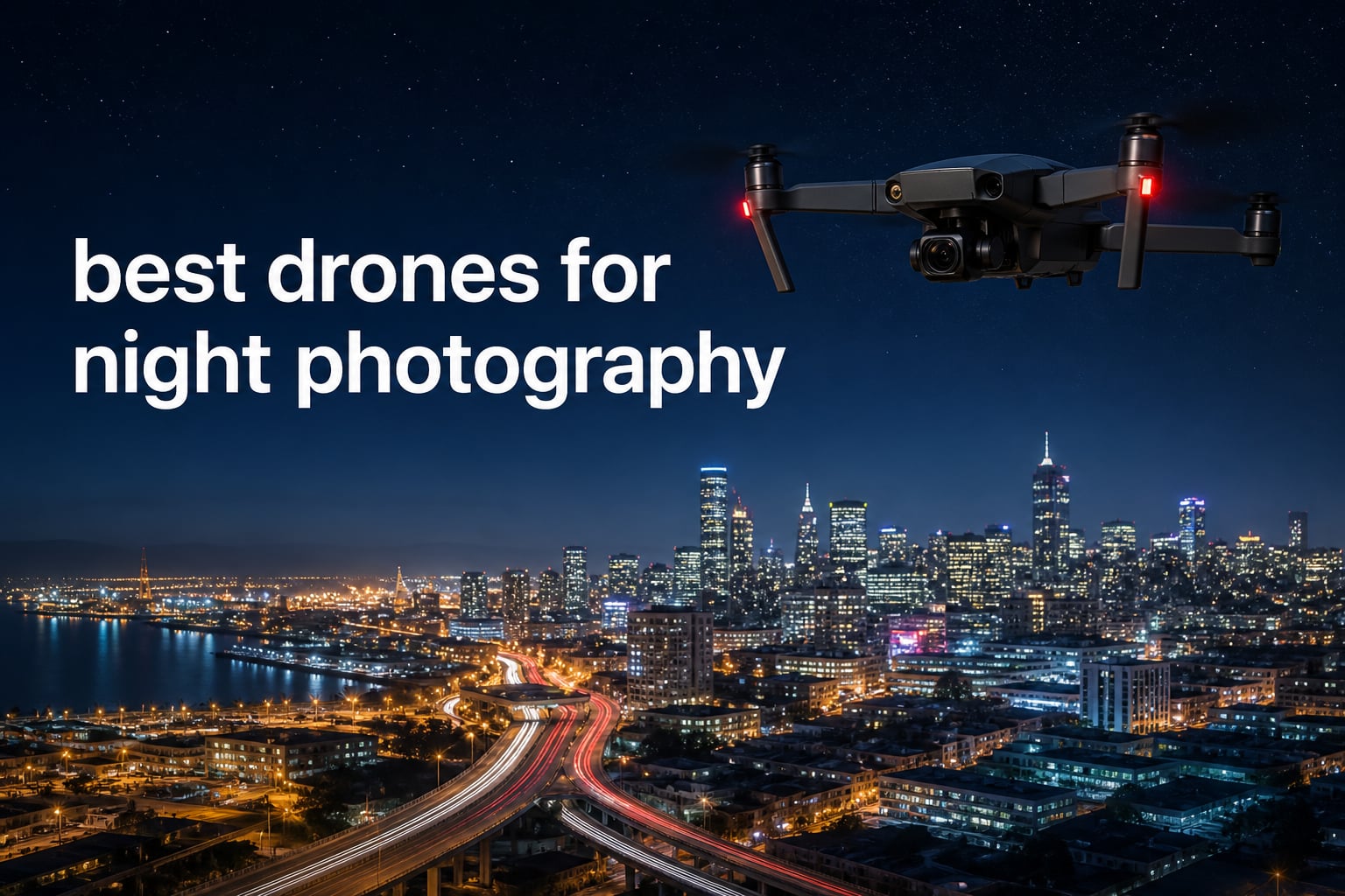 best drones for night photography