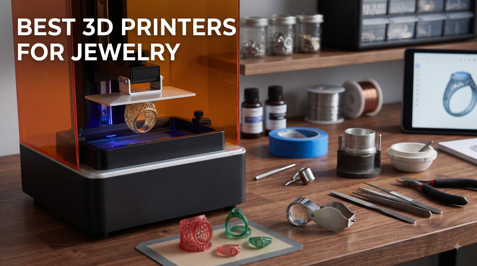 best 3d printers for jewelry
