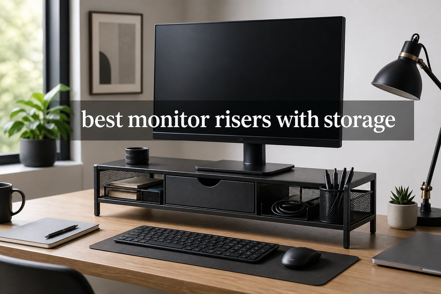 best monitor risers with storage