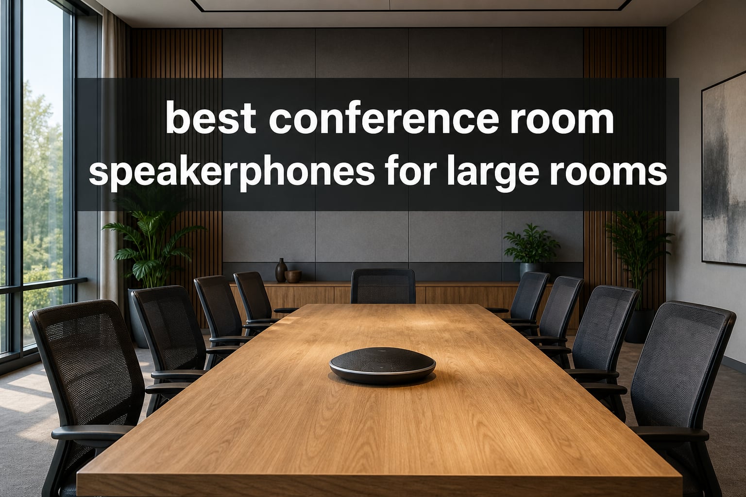 best conference room speakerphones for large rooms