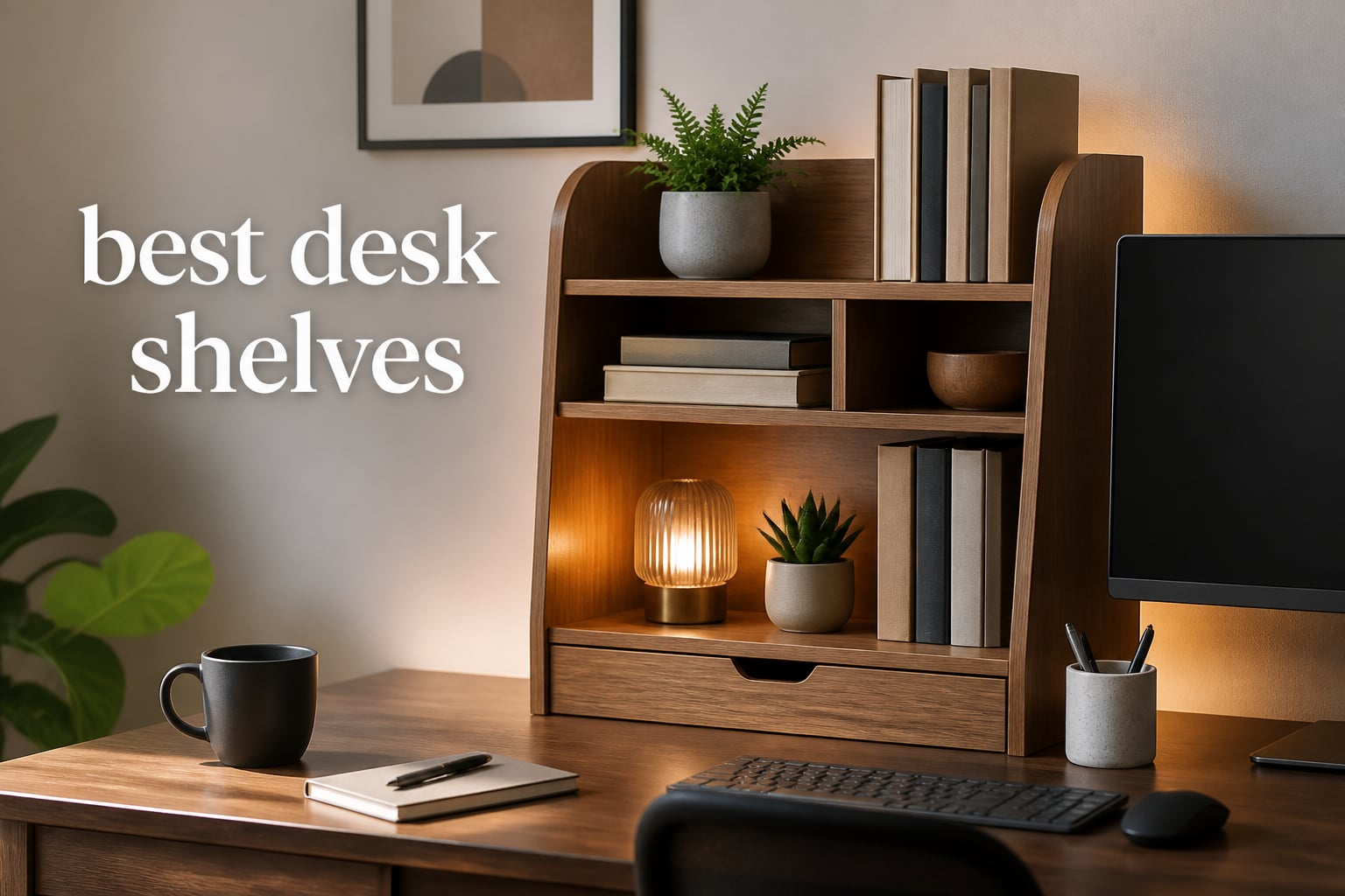best desk shelves
