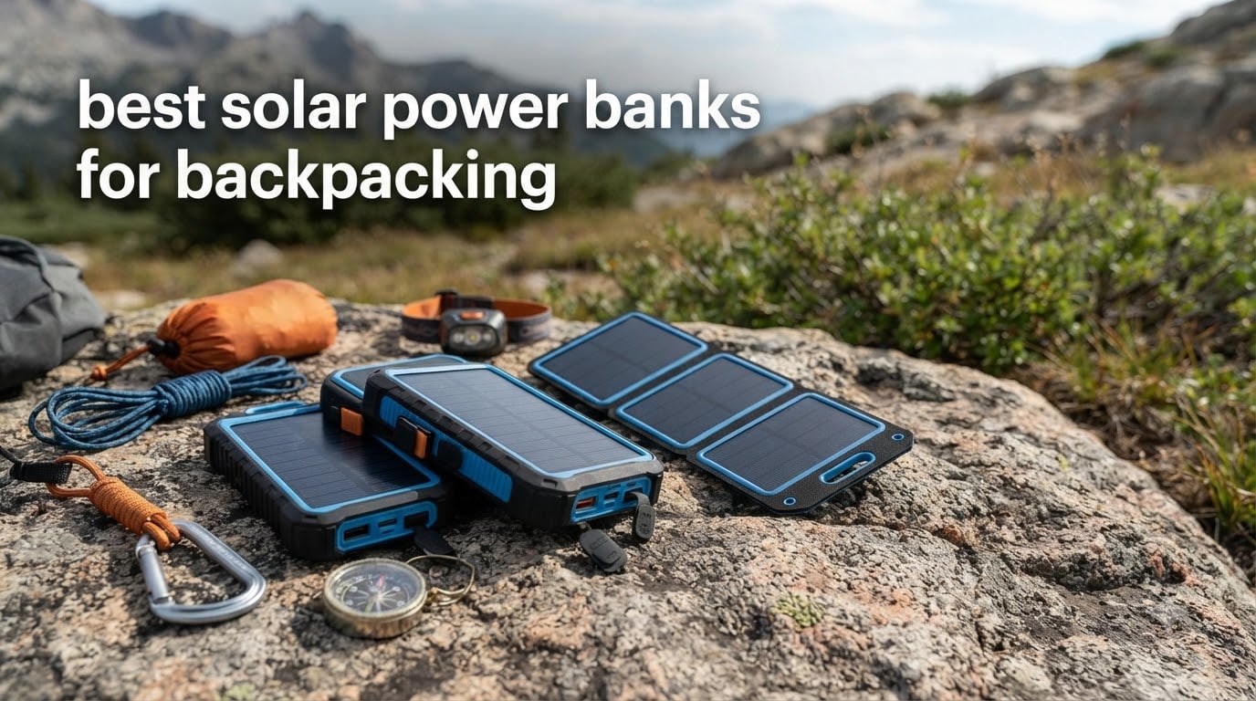 best solar power banks for backpacking