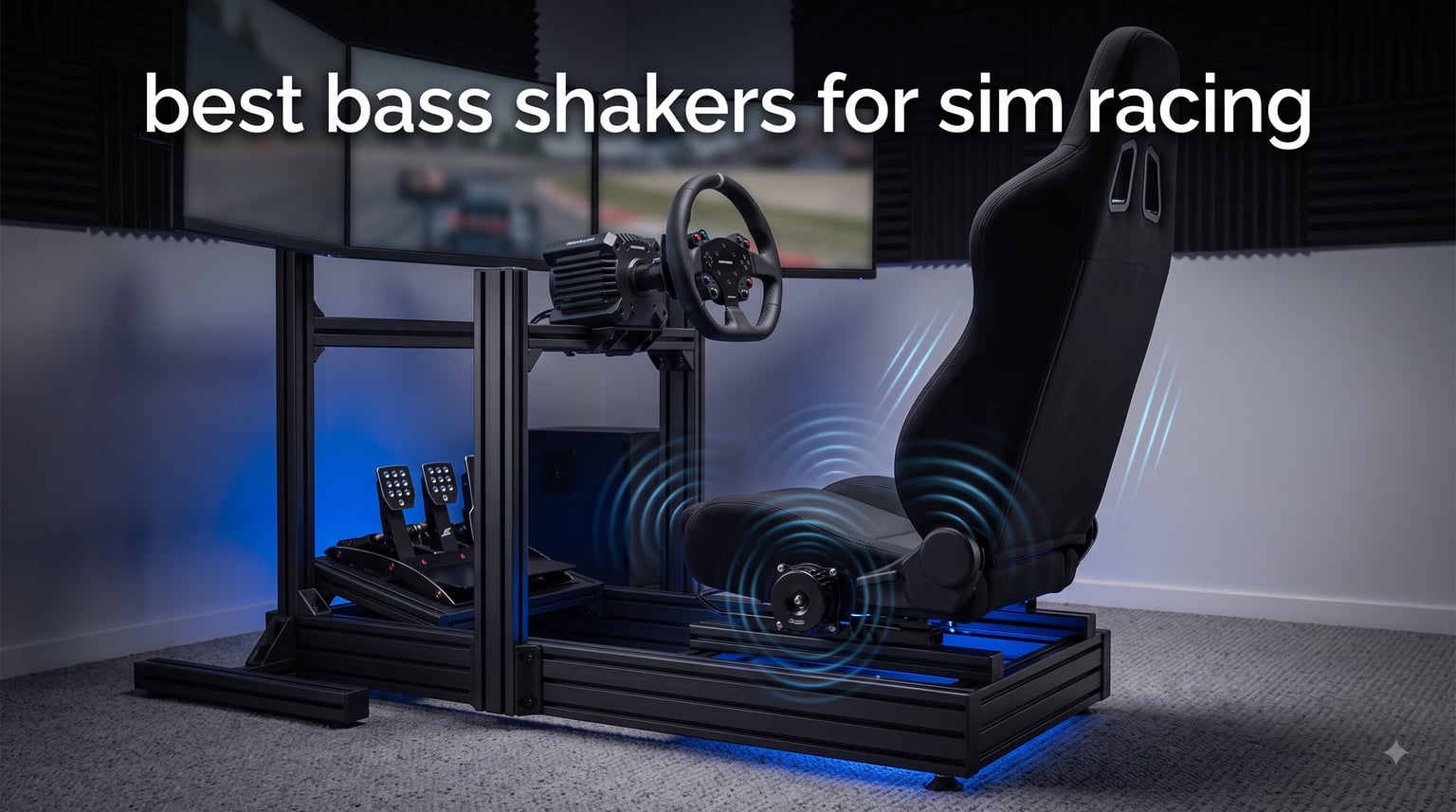 best bass shakers for sim racing