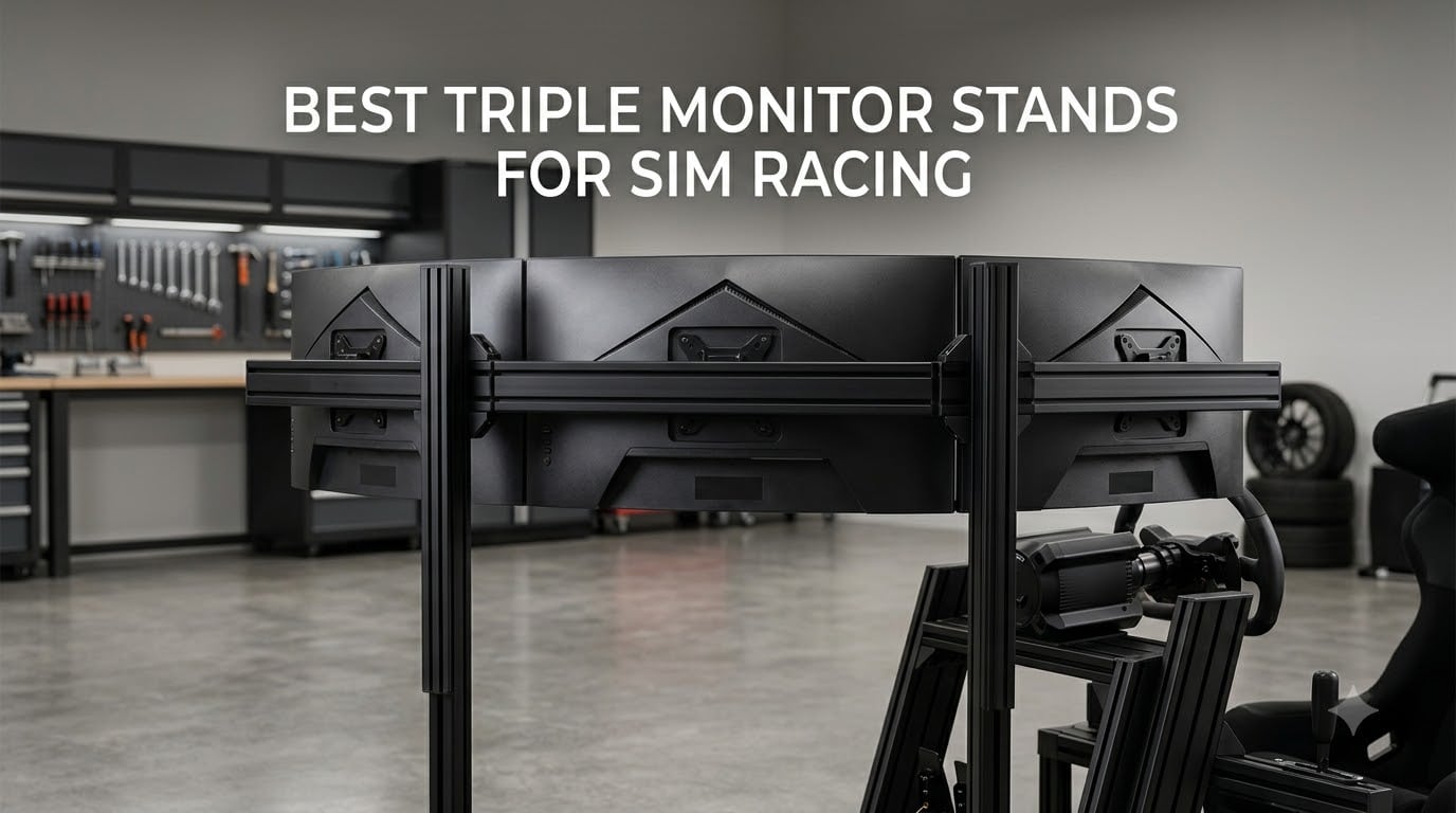 best triple monitor stands for sim racing
