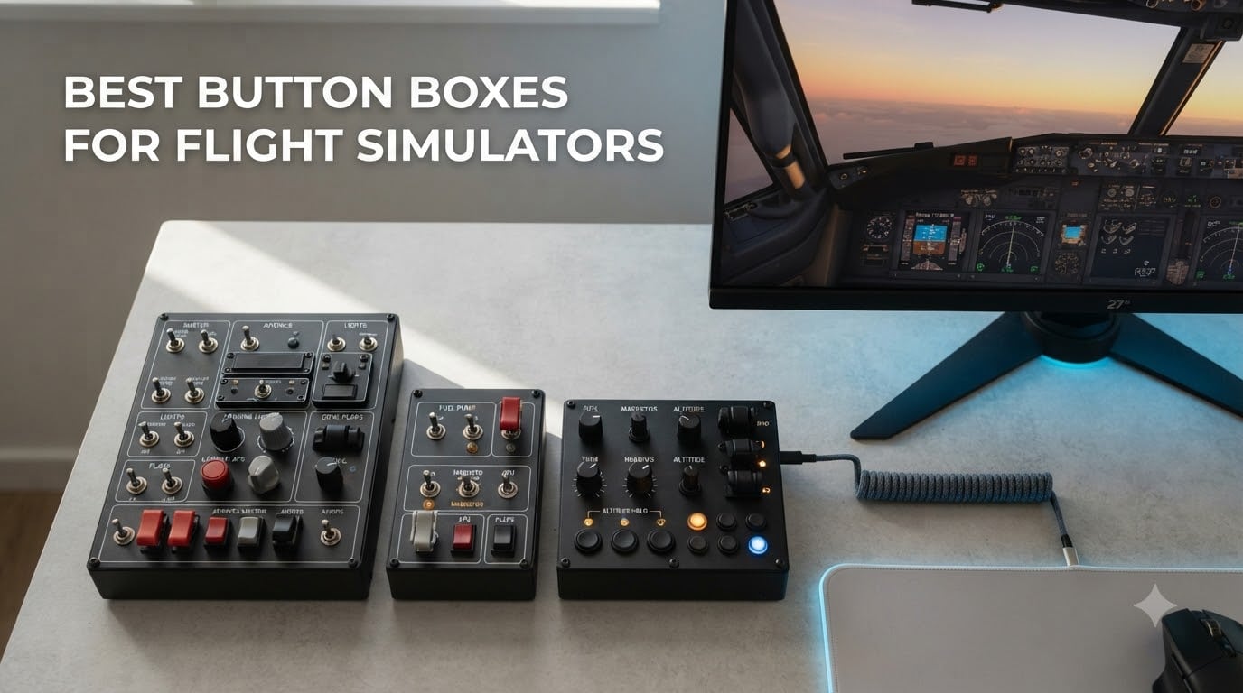 best button boxes for flight simulators