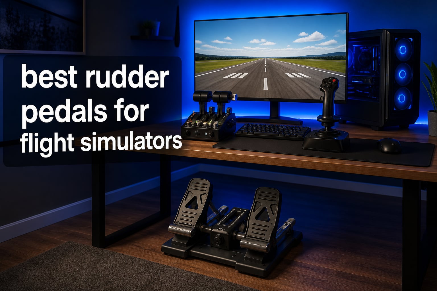 best rudder pedals for flight simulators