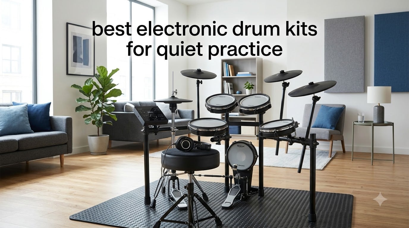 best electronic drum kits for quiet practice