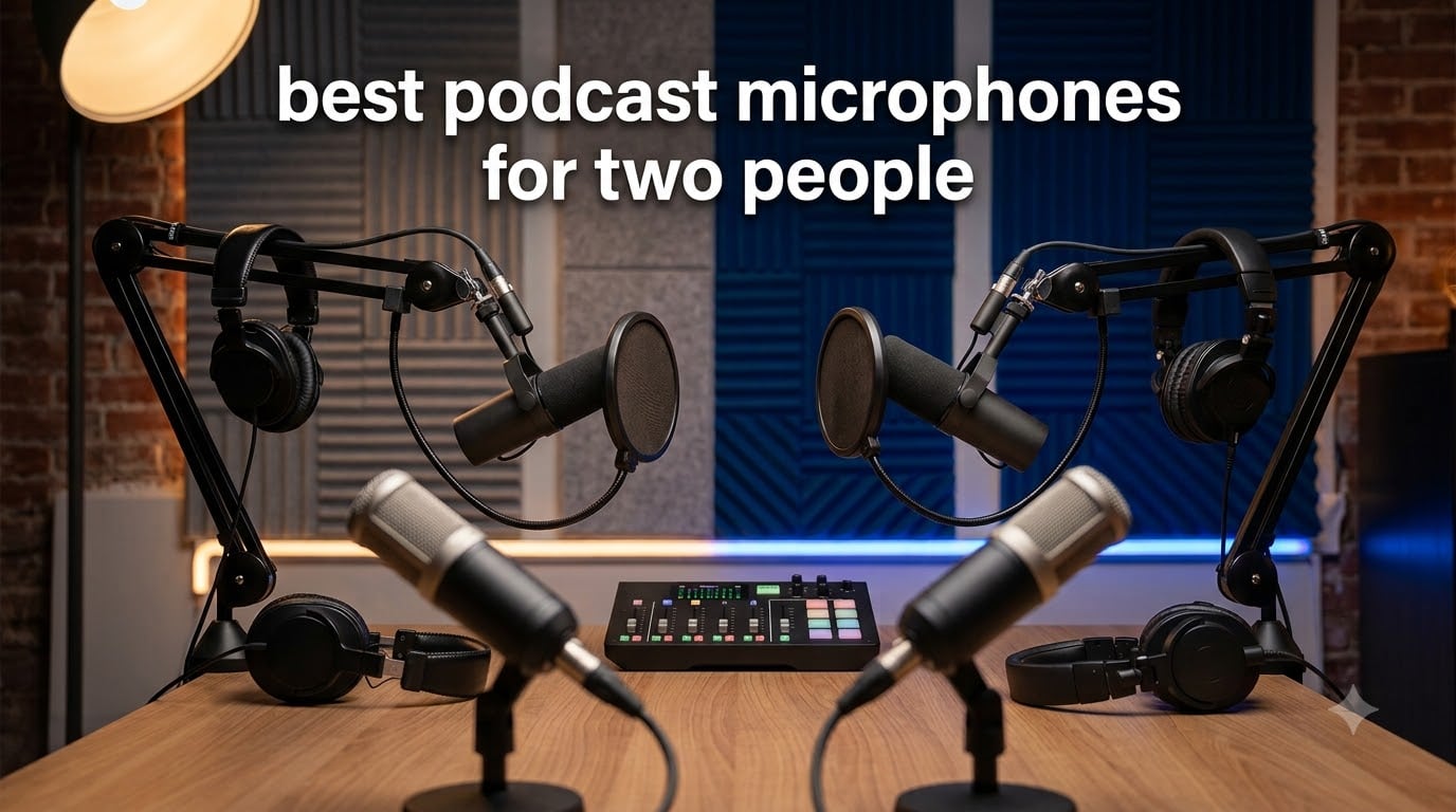 best podcast microphones for two people
