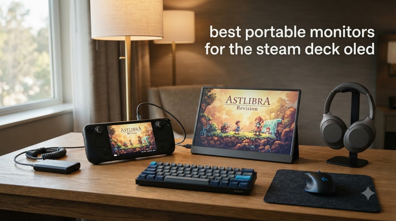 best portable monitors for the steam deck oled