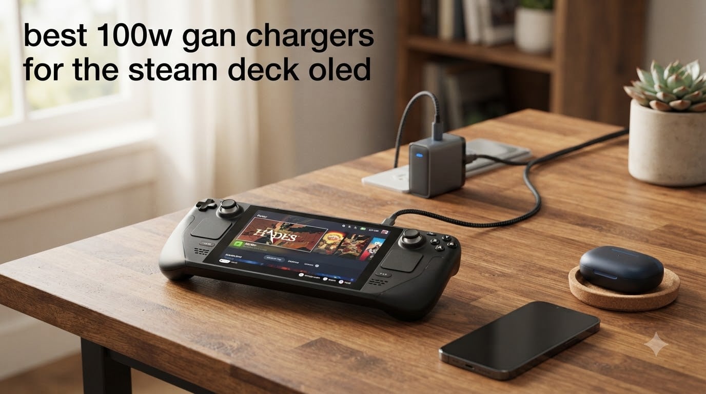 best 100w gan chargers for the steam deck oled