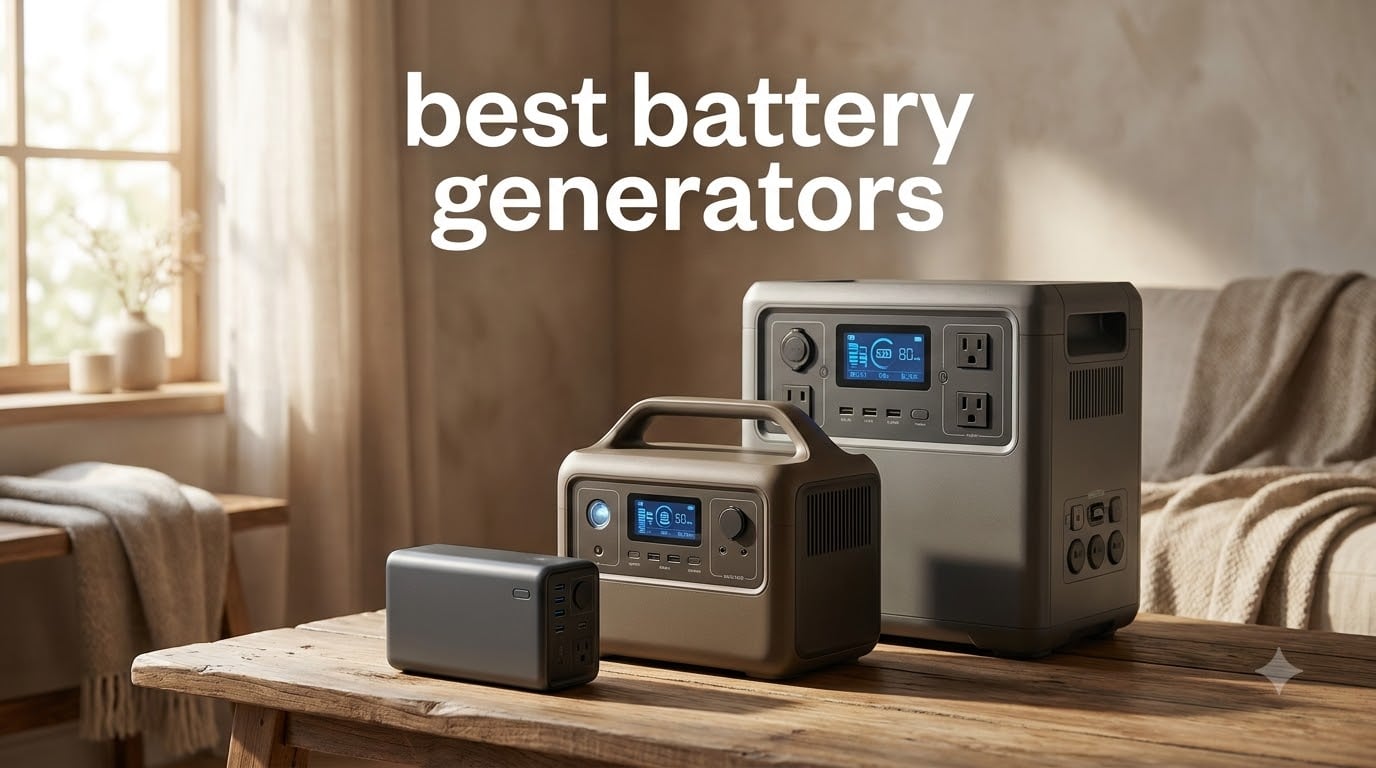 best battery generators