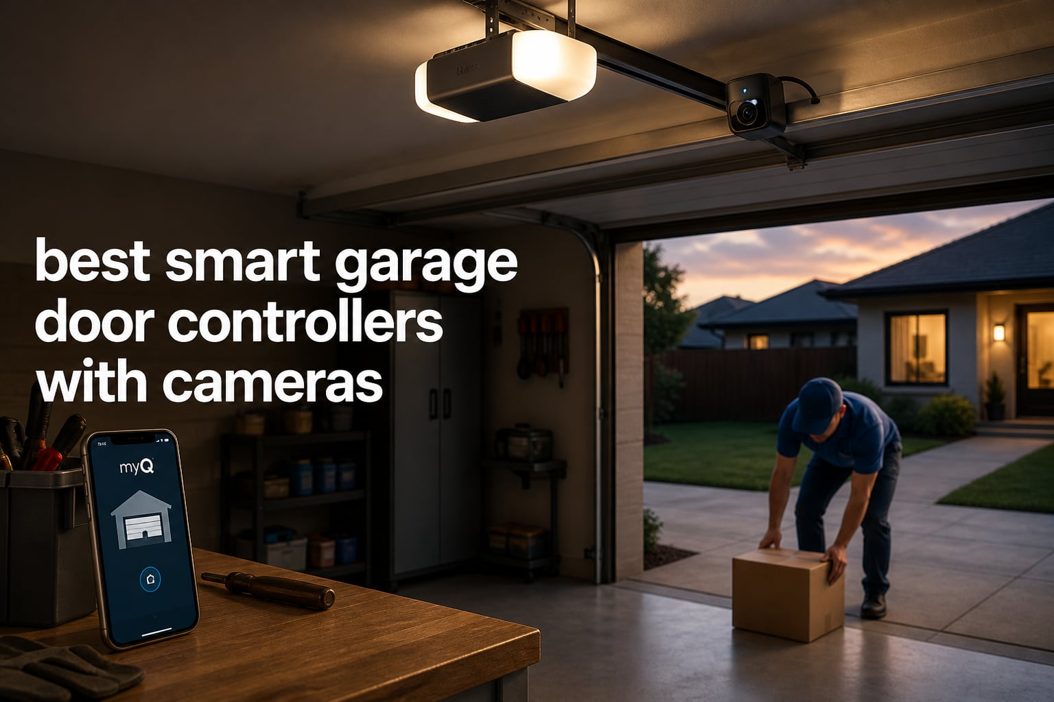 best smart garage door controllers with cameras