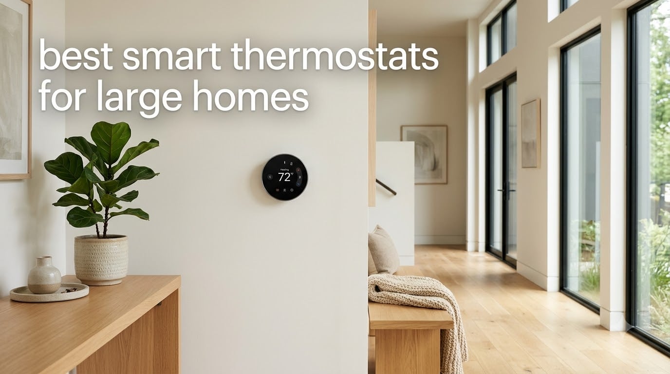 best smart thermostats for large homes