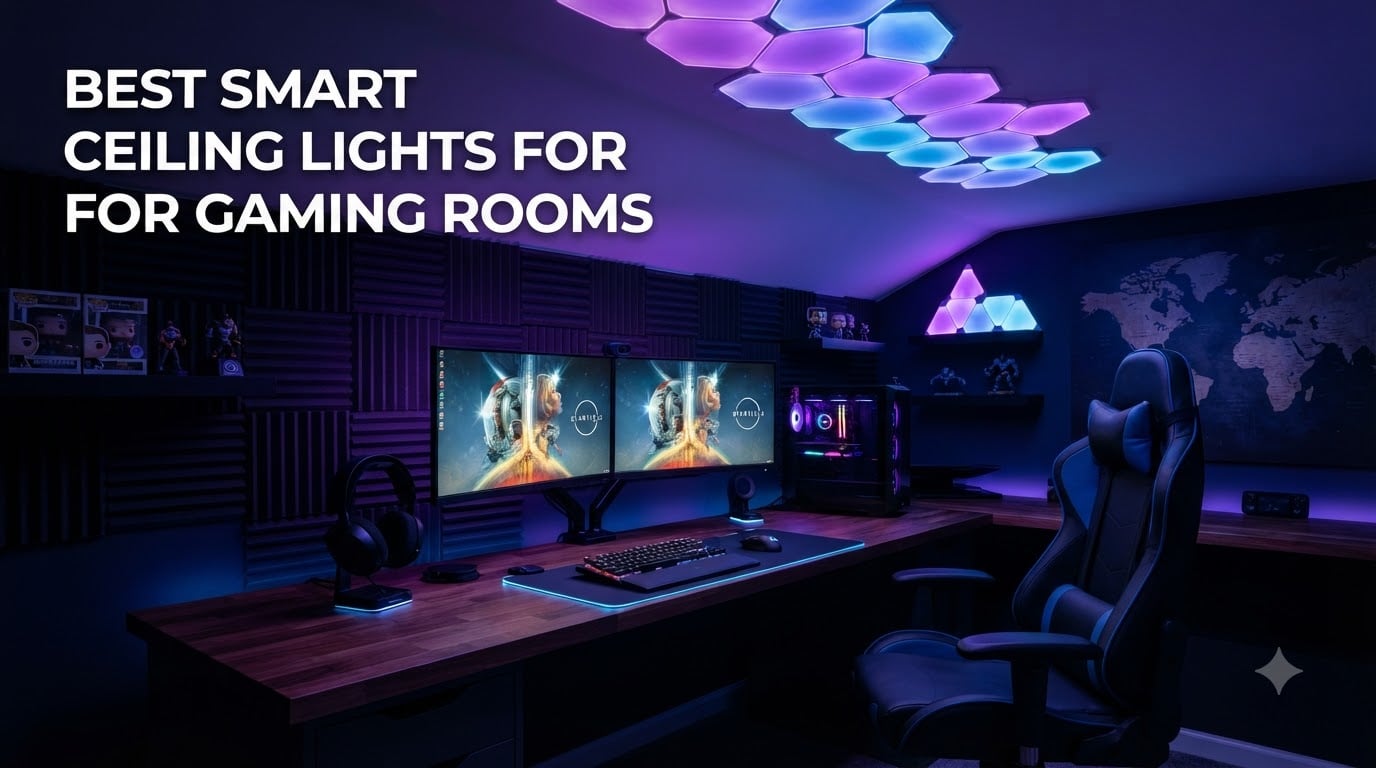 best smart ceiling lights for gaming rooms