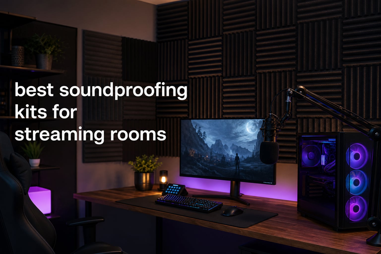 best soundproofing kits for streaming rooms
