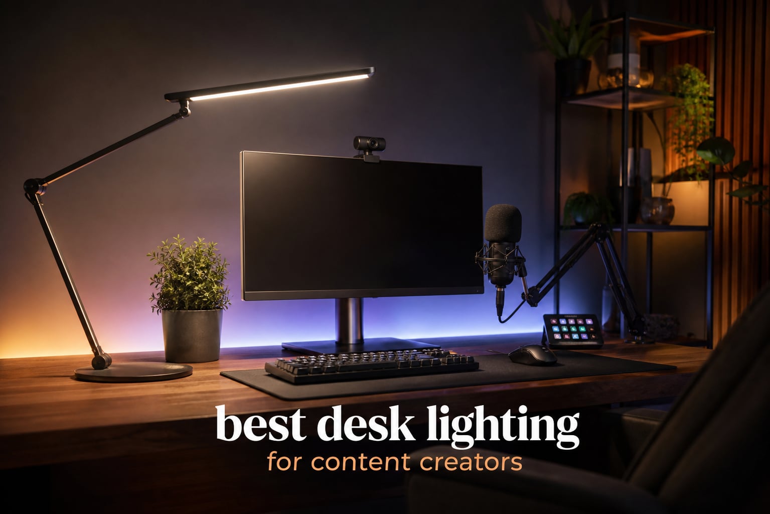 best desk lighting for content creators