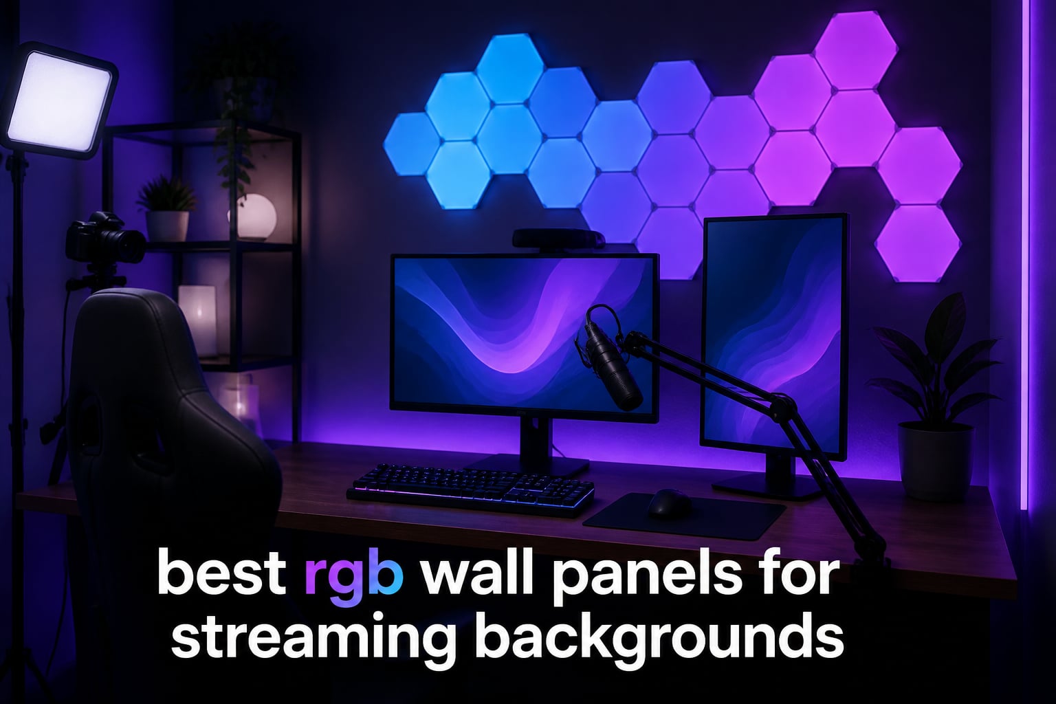 best rgb wall panels for streaming backgrounds