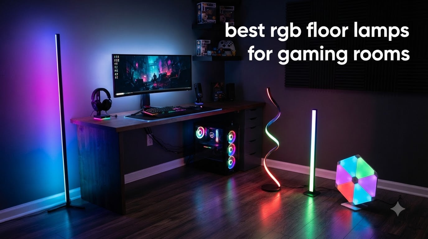 best rgb floor lamps for gaming rooms