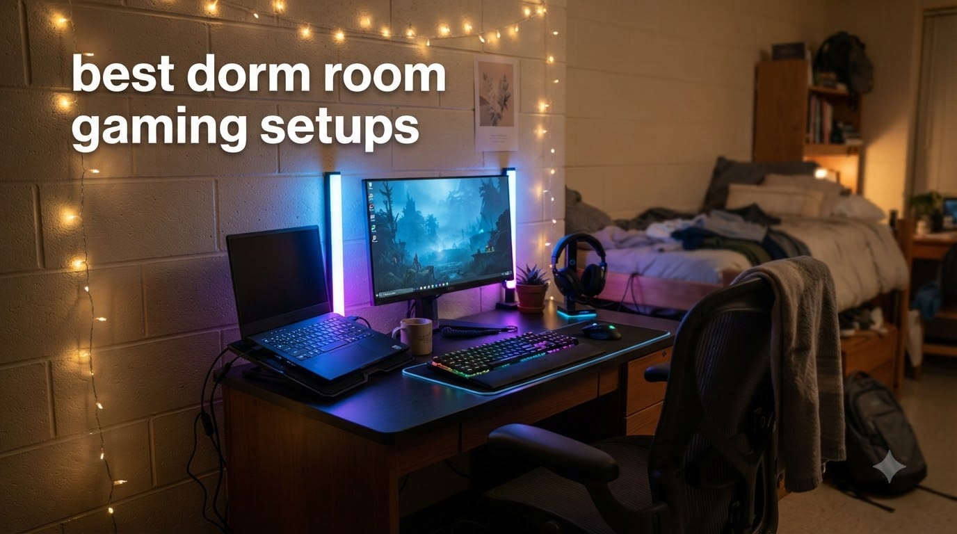 best dorm room gaming setups