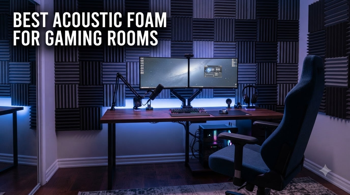 best acoustic foam for gaming rooms