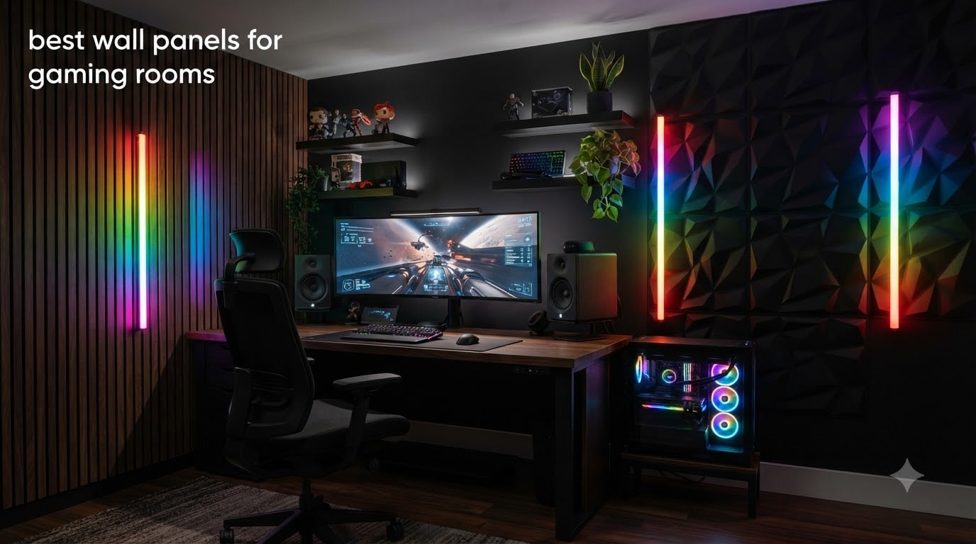 best wall panels for gaming rooms