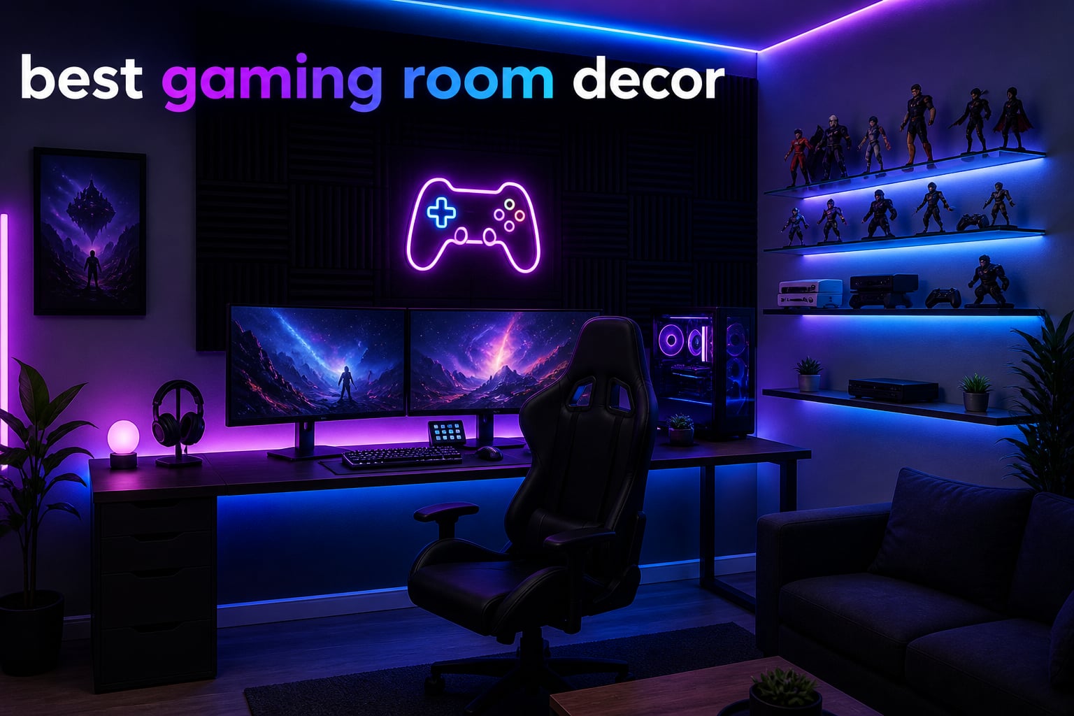 best gaming room decor