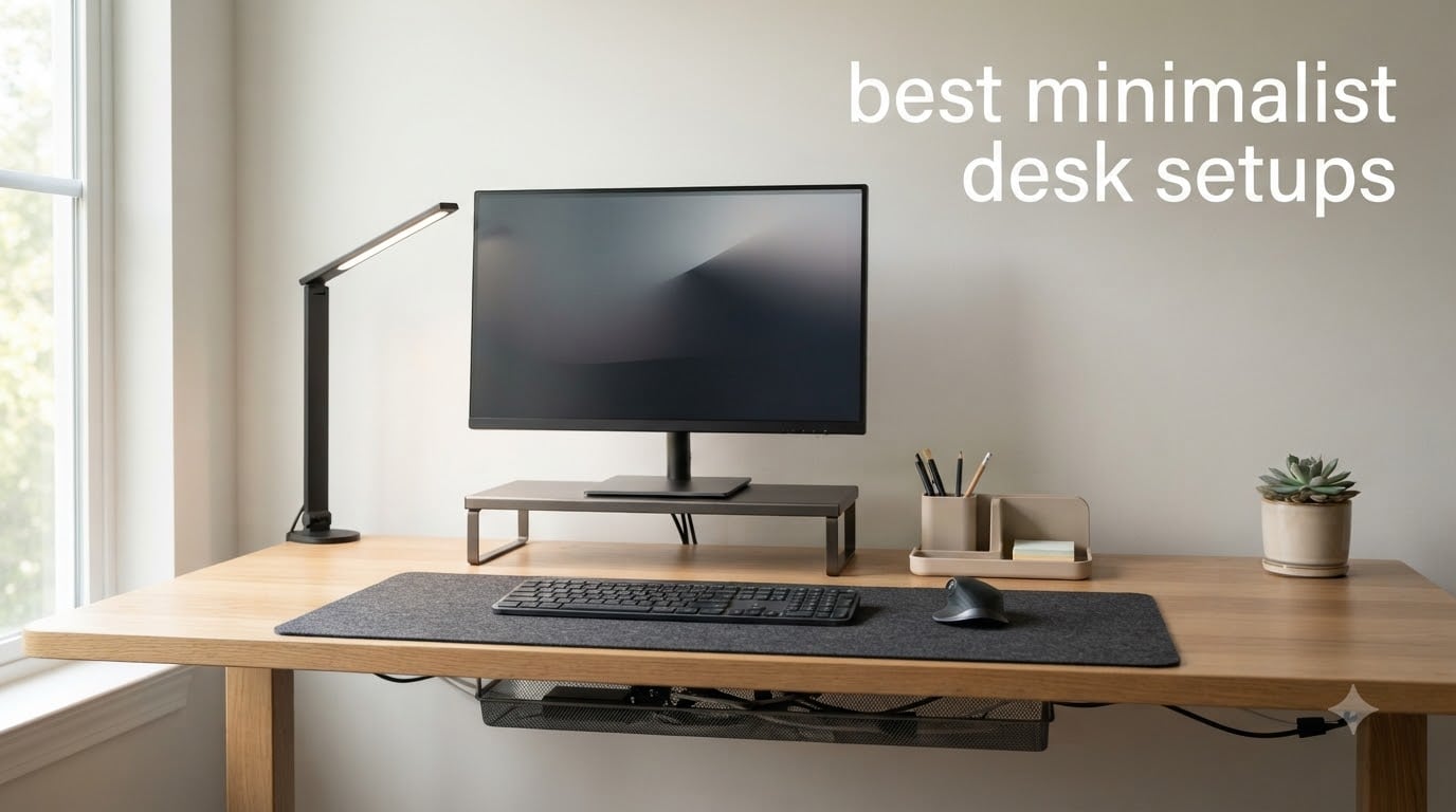 best minimalist desk setups
