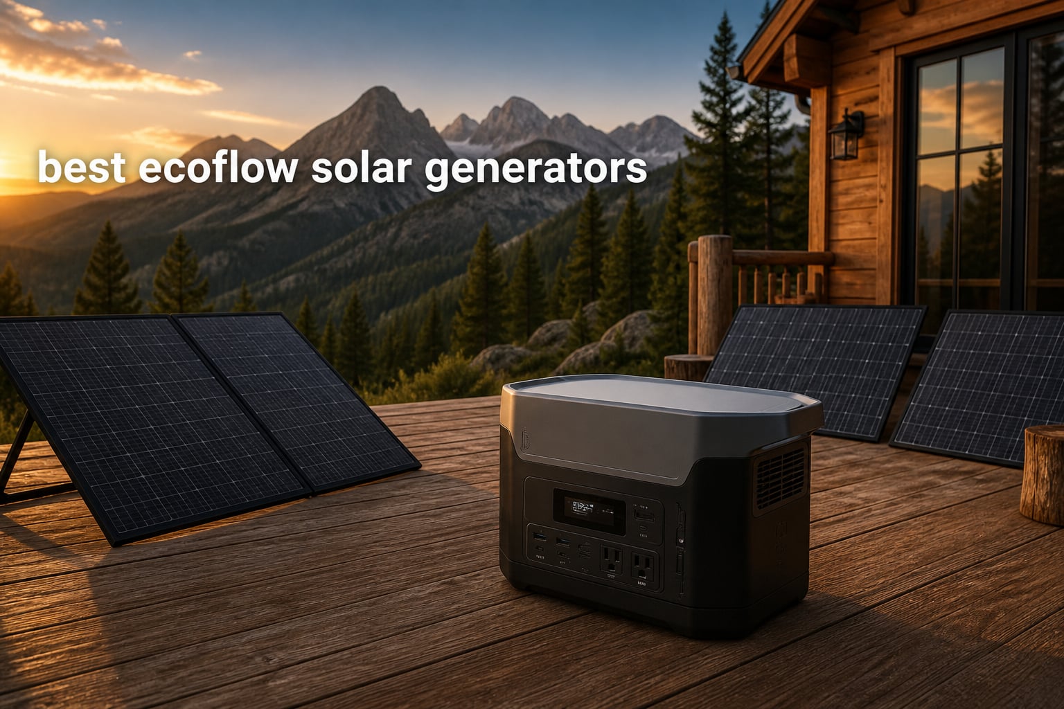 best ecoflow solar generators