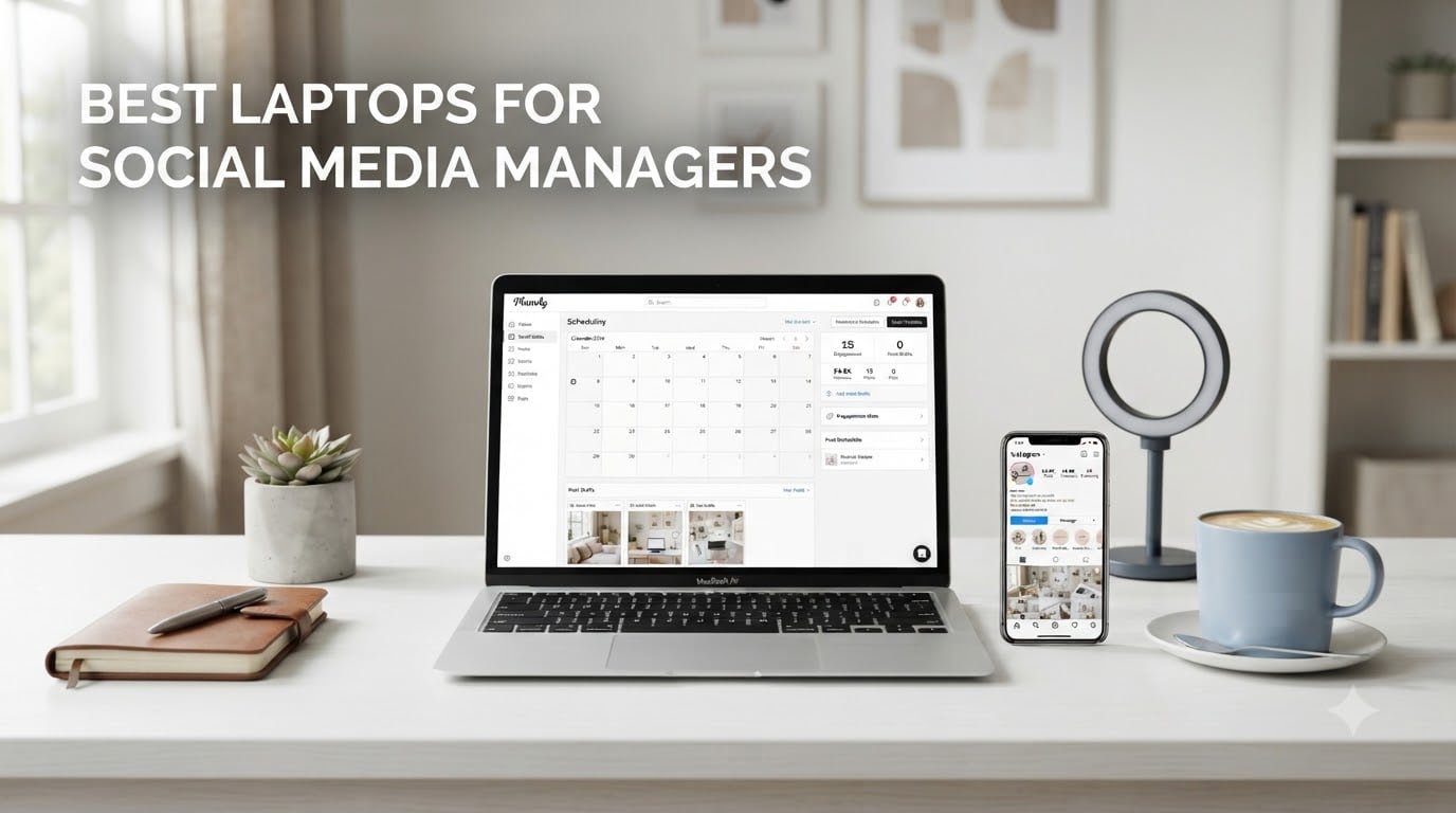 best laptops for social media managers