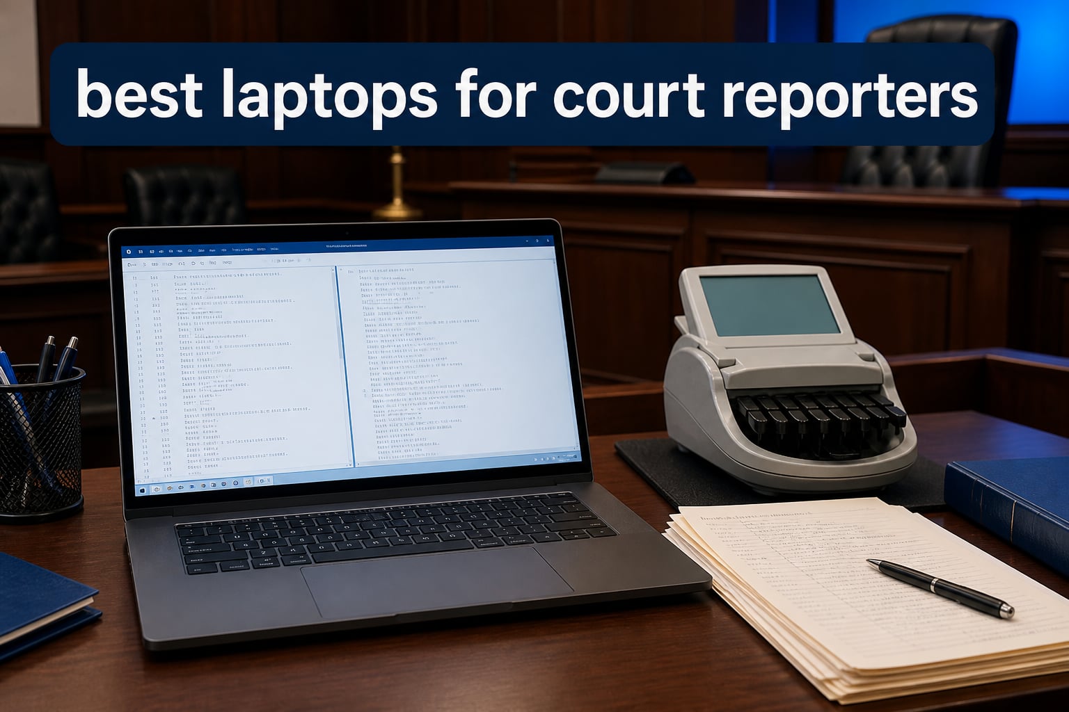 best laptops for court reporters