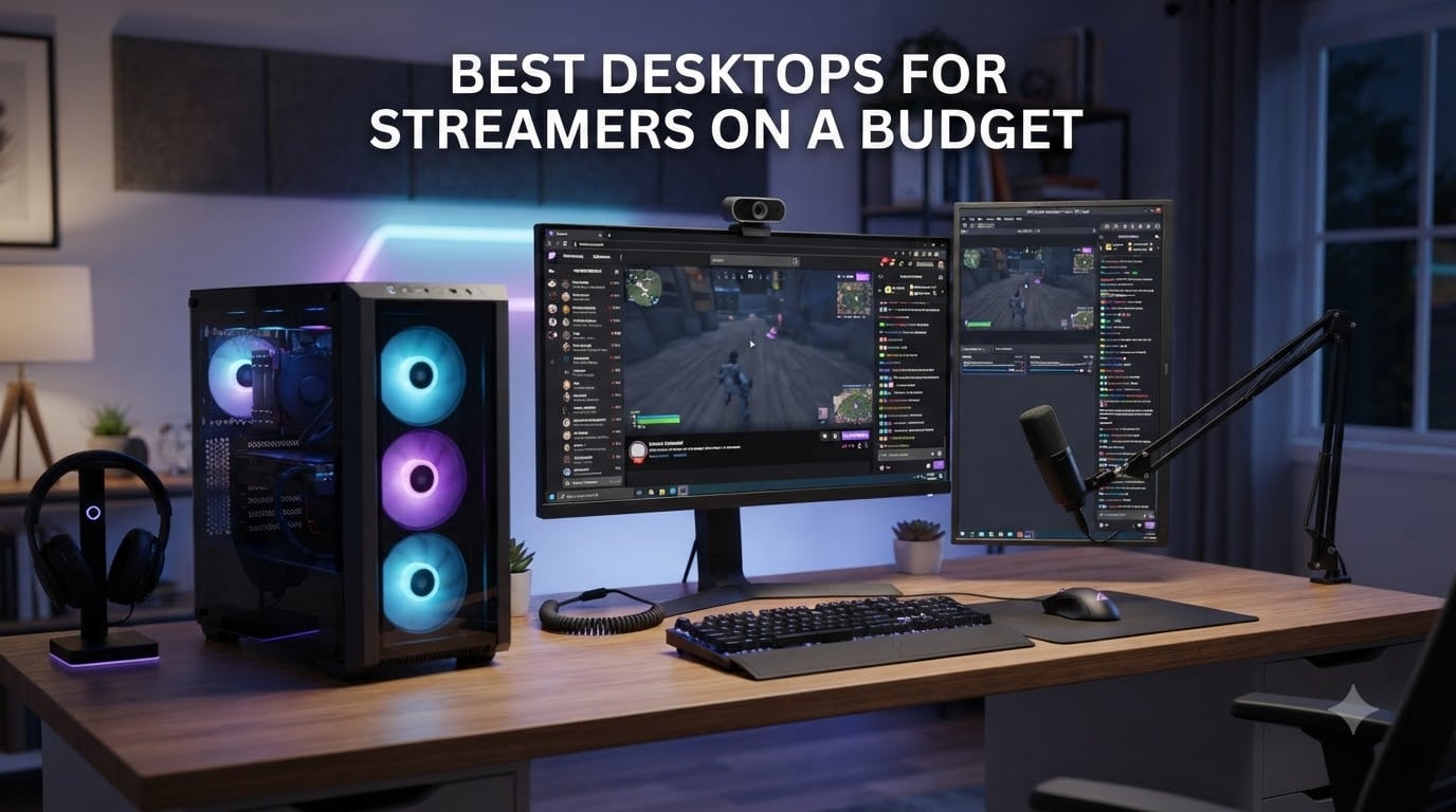 best desktops for streamers on a budget