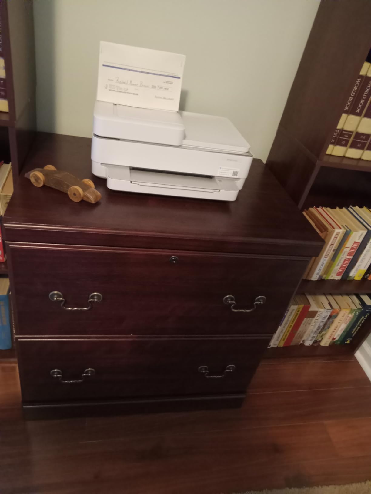 Sauder Heritage Hill Lateral File, in Classic Cherry finish customer photo 2