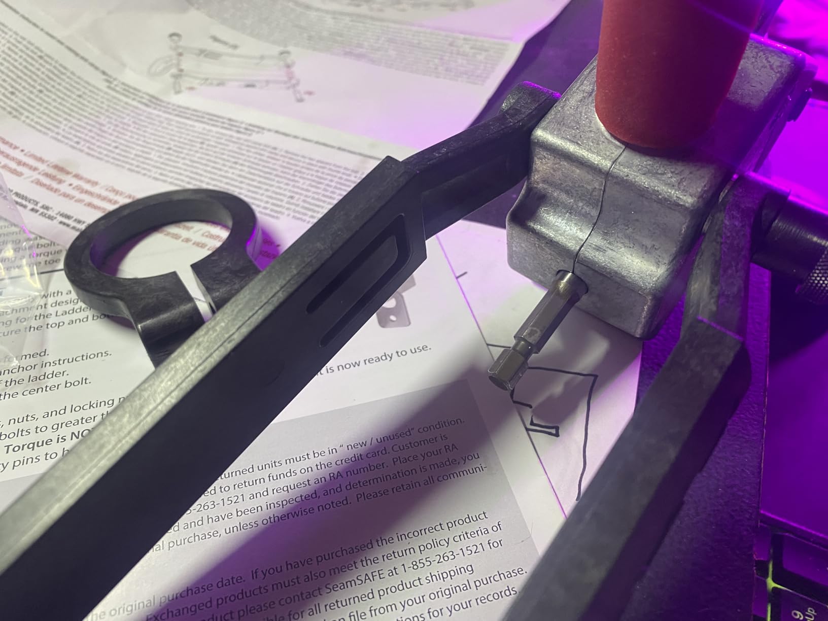 Malco TS1 TurboShear 20 Gauge Capacity Sheet Metal Cutting Attachment, Drill & Impact Driver Compatible, customer photo 2