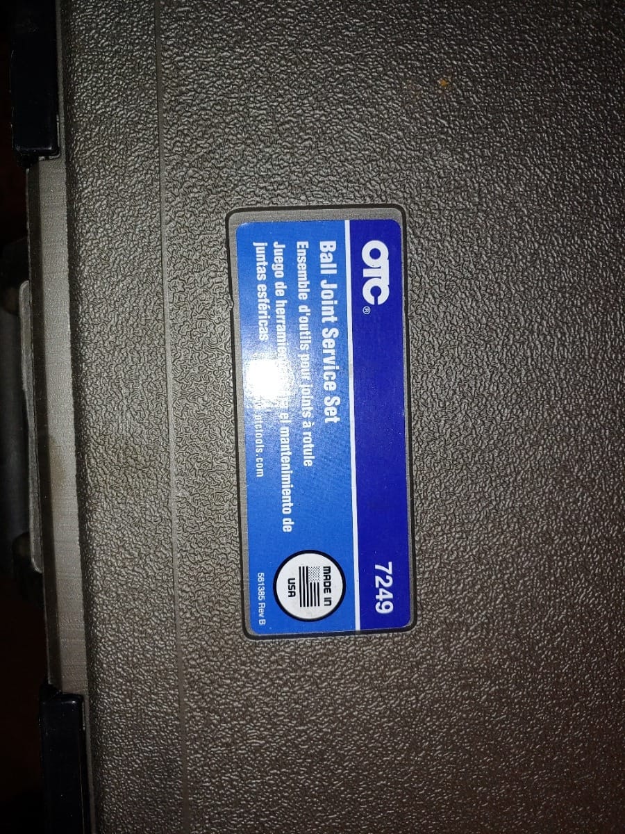 OTC 7249 Ball Joint, U-Joint, and Brake Anchor Pin Service Kit with Case customer photo 2