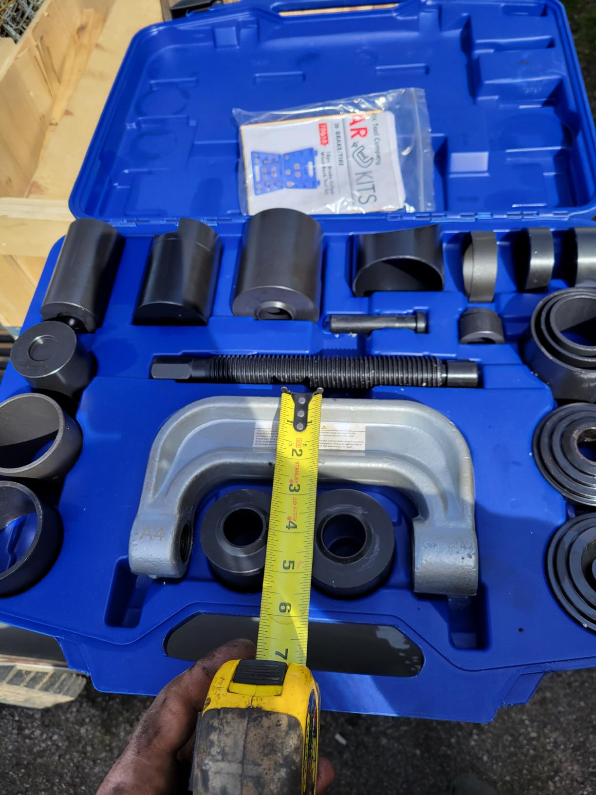 Astro Pneumatic Tool 7897 21Pc Ball Joint Service Tool and Master Adapter Set customer photo 1