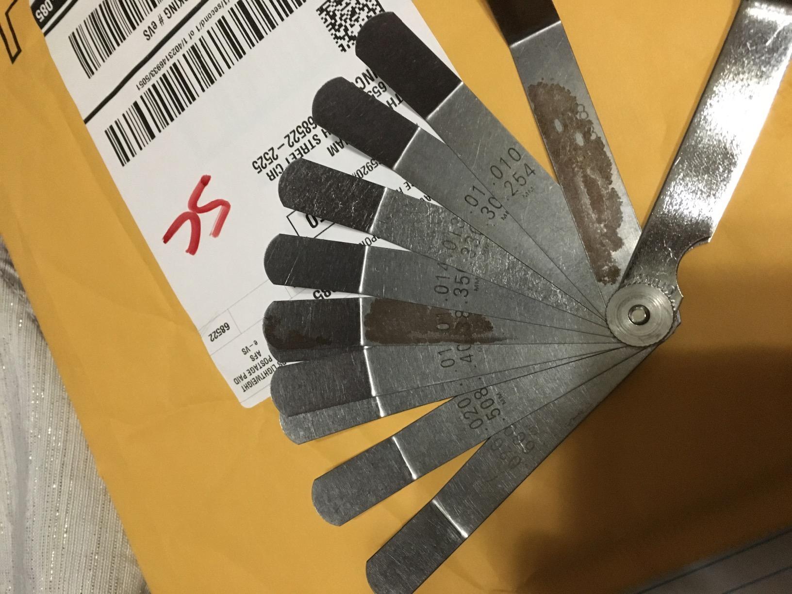 Lisle 68050 Valve Feeler Gauge customer photo 1