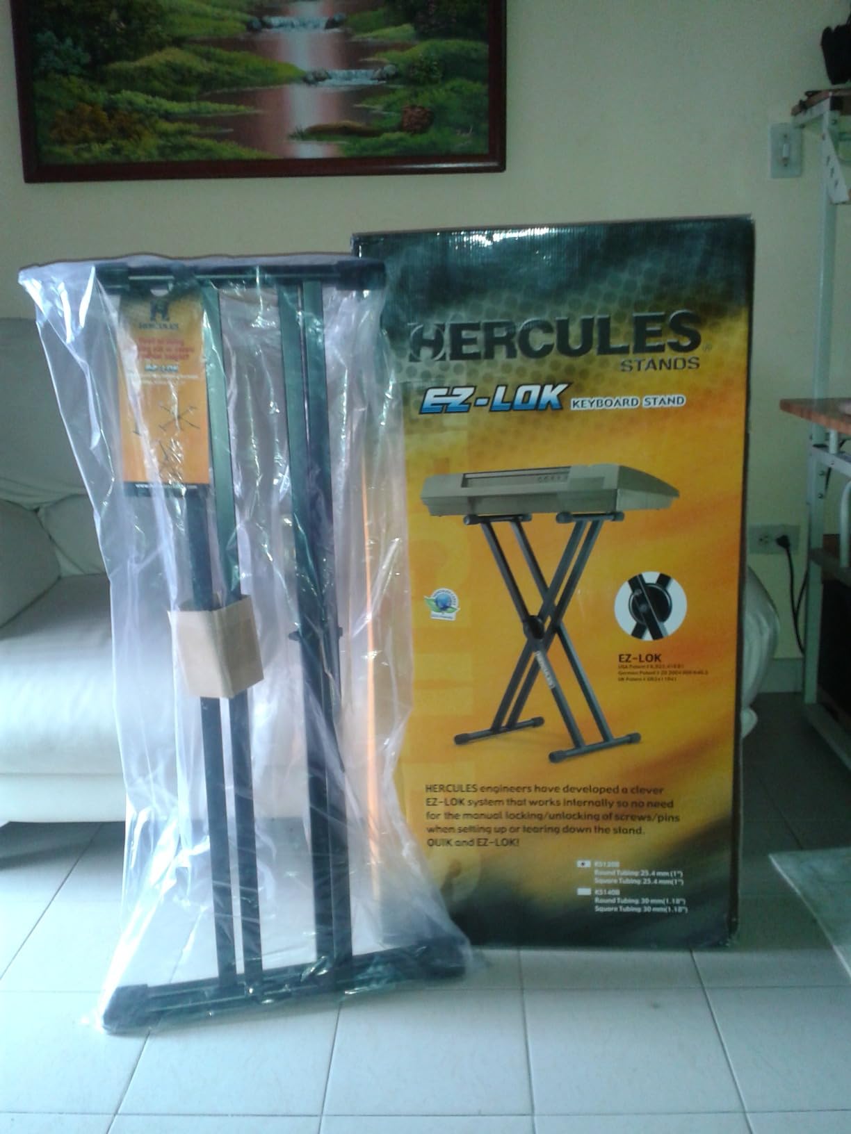 Hercules KS120B Ez-Lok Double X Keyboard Stand customer photo 2