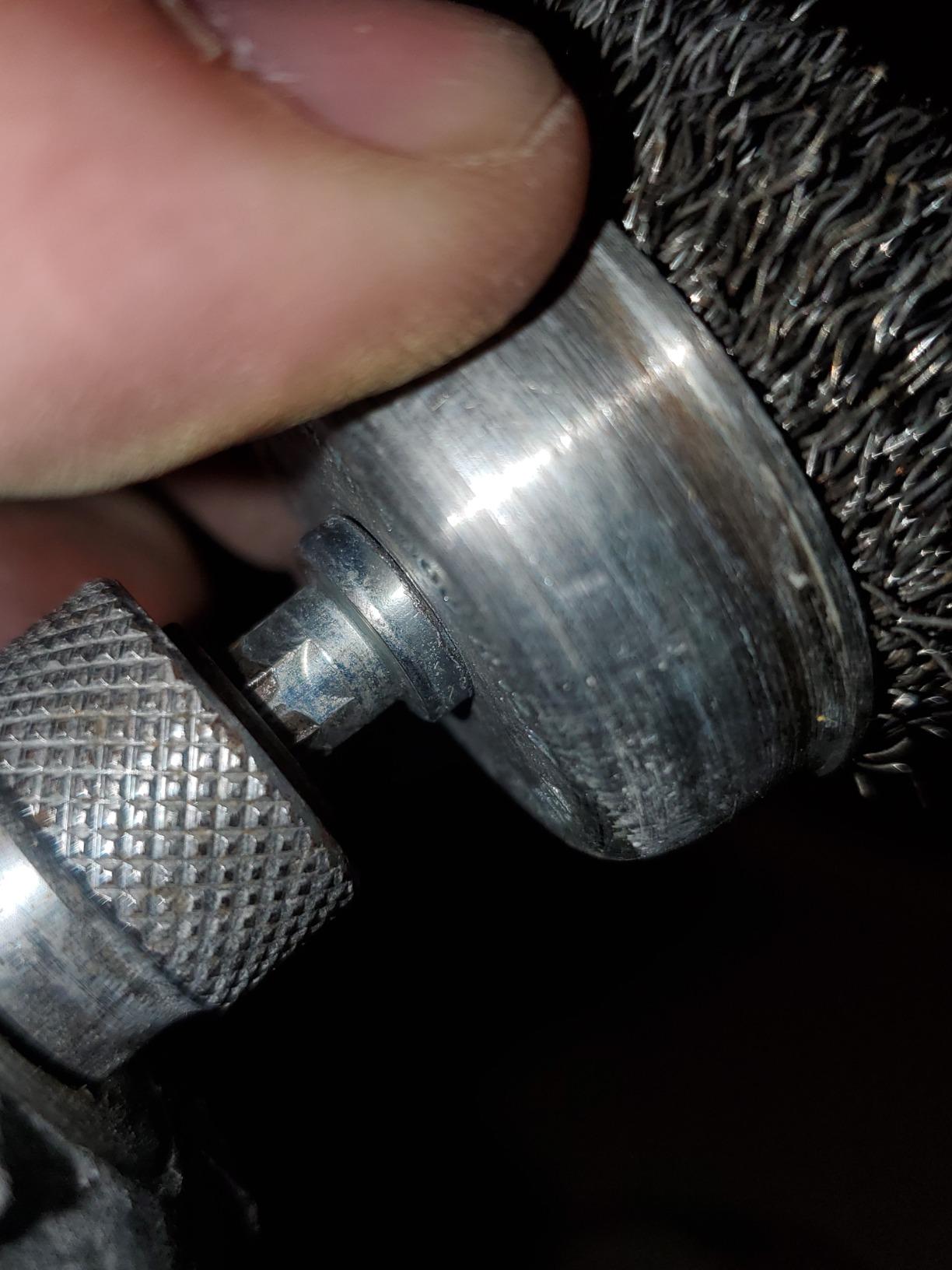 Forney 72729 Wire Cup Brush, Coarse Crimped with 1/4-Inch Hex Shank, 2-Inch-by-.012-Inch, Silver customer photo 1