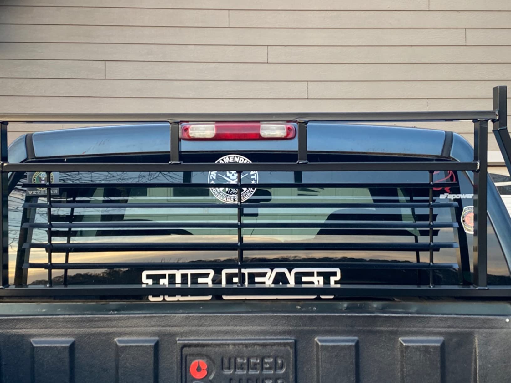 Aries 111000 Classic Heavy-Duty Black Steel Truck Headache Rack Cab Protector, Select Chevrolet, Ford, Dodge, GMC, Ram customer photo 2