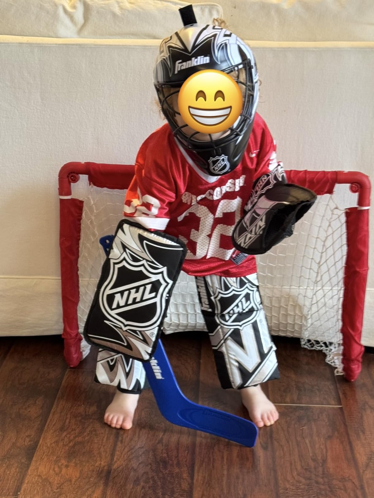 Franklin Sports NHL Youth Mini Hockey Goalie + Mask Set customer photo 1