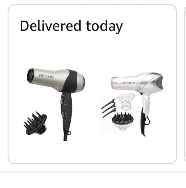 REVLON Turbo Hair Dryer | 1875 Watts of Maximum Shine, Fast Dry (Silver) customer photo 1