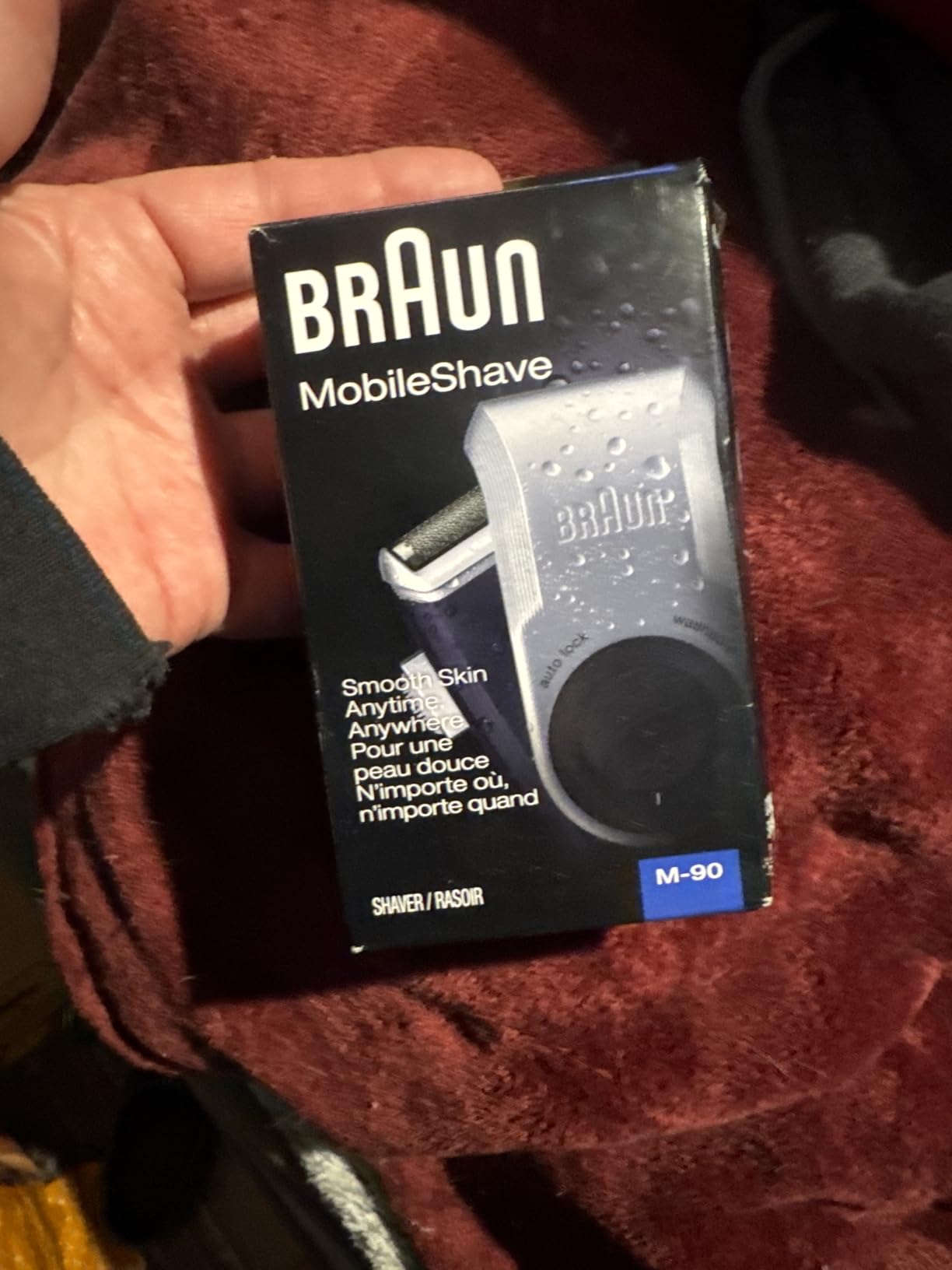 Braun Electric Razor for Men, M90 Mobile Electric Shaver, Precision Trimmer, Washable customer photo 2