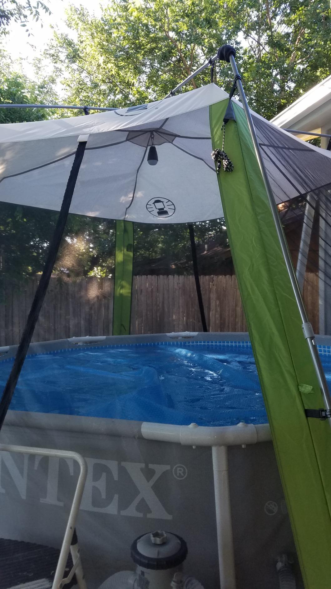 Coleman Skylodge Screened Canopy Tent with Instant Setup 10x10/15x13ft Portable Screen Shelter with 1-Minute Setup for Bug-Free Lounging Great for Picnic Yard Beach Park Camping & More customer photo 1