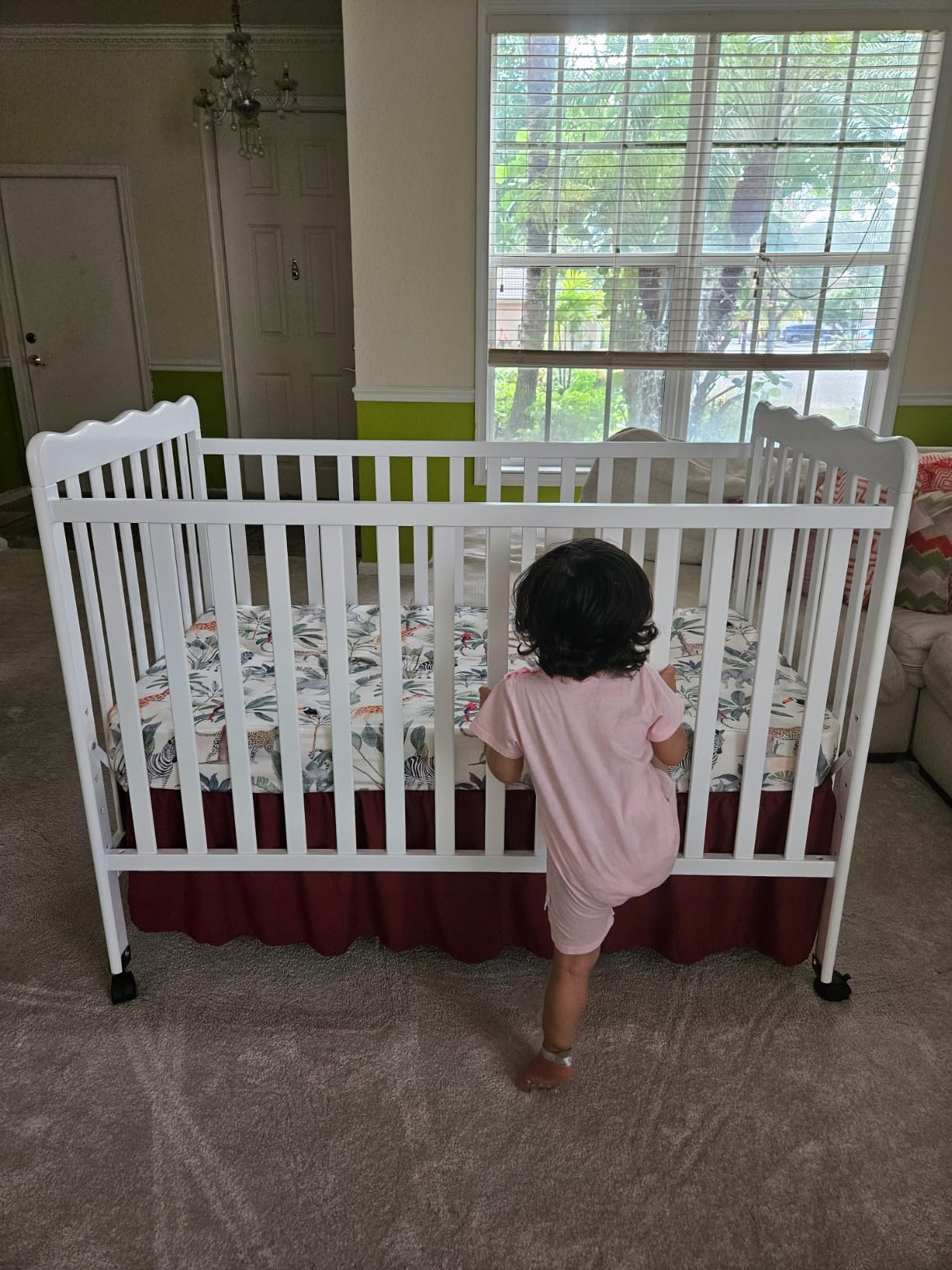 Dream On Me Full Size Carson 3-in-1 Convertible Baby Crib, Locking Wheels customer photo 1